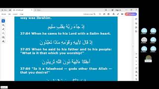 Tafsir Ibn Kathir Sourat Saffat Chapter 37 pg 449 [upl. by Devlen]