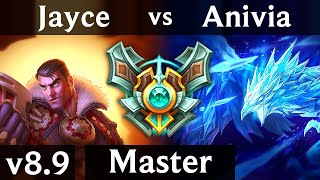 JAYCE vs ANIVIA MID  Legendary KDA 1716  NA Master  Patch 89 [upl. by Cut]