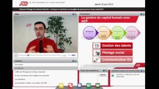 Replay webcast  Pilotage de la masse salariale [upl. by Gianina]