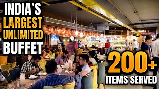 Indias Largest 200 Items Buffet in Hyderabad [upl. by Borman]