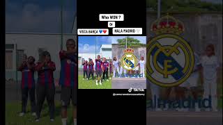 Real Madrid Song vs Barcelona Song Who Won cristianoronaldo realmadrid messi barcelona [upl. by Emilia]