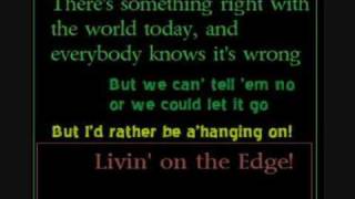 Aerosmith Livin on the Edge Lyrics included [upl. by Eitten]