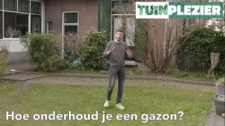 Hoe onderhoud je een gazon  TUINPLEZIER [upl. by Placeeda972]