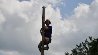 Pole Climbing  2024 Southern Forestry Conclave [upl. by Anrapa]