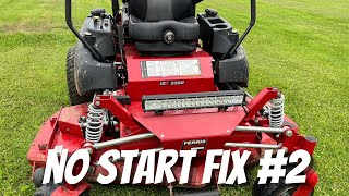 How To Fix Ferris ISX3300 Zero Turn Click No Start Problem [upl. by Eneli]