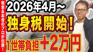 【新改正で大混乱！？】通称”独身税”に賛否！結婚すると負担増？今話題の疑問をお金のプロが徹底解説！ [upl. by Rafi226]