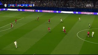 Shqipëria vs Spanja  UEFA Euro 2024  PES 2021 [upl. by Nnylrac30]