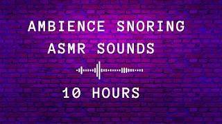 Light Snoring Sound For 10 Hours Is Great For Deep Sleep And ASMR With A Dark Screen2nights [upl. by Swarts]