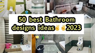 50 Beautiful Bathroom Design amp tilesdesign 2023ആരുംഒന്ന് ഇഷ്ടപ്പെട്ടുപോകുന്ന മോഡൽസ്‌ 👌ummuzzworld [upl. by Lehsar]