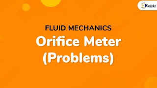 Orifice Meter Problems  Fluid Dynamics  Fluid Mechanics [upl. by Ormiston]