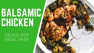 Crock pot chicken  macro meal prep [upl. by Erlewine]