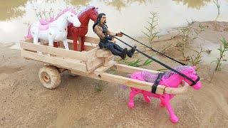 How To Make Horse Cart From Wood  The Most Creative DIY Woodworking Projects [upl. by Vickie668]