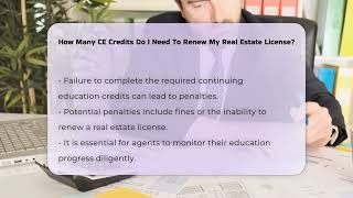 How Many CE Credits Do I Need To Renew My Real Estate License  CountyOfficeorg [upl. by Herculie]