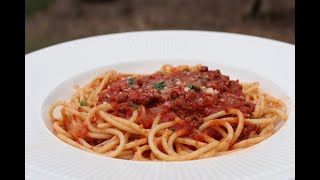 Meat sauce ragu Mom and I used to make this sauce together This video includes family photos [upl. by Dreeda651]