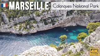 🇫🇷 Marseille visiting the Calanques National Park  4K [upl. by Bettye]