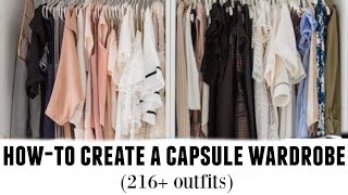 HOWTO BUILD A CAPSULE WARDROBE tips from a stylist [upl. by Prowel]