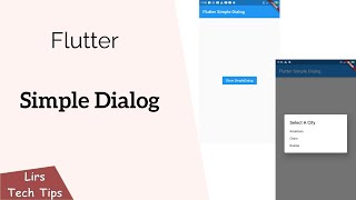 Flutter Simple Dialog [upl. by Ellerol174]