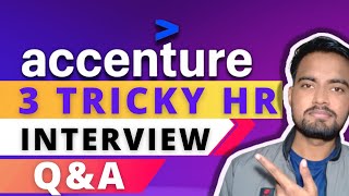 Accenture 3 HR Interview Questions and Answers  Freshers  Accenture Interview Question  Accenture [upl. by Banna]