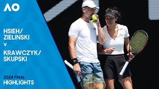 ZielinskiHsieh v SkupskiKrawczyk Highlights  Australian Open 2024 Final [upl. by Orlene]