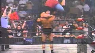 WCW Nitro May 4th 1998 Goldberg destroys The Flock [upl. by Eirrahs335]