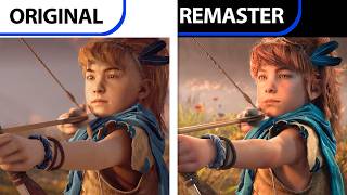 Horizon Zero Dawn Remastered  Original VS Remaster  Graphics Comparison Trailer [upl. by Ellennahc]