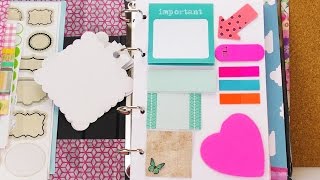 DIY Kalender gestalten  Postit Sammlung  Neue Seite im Planer selber machen  DIY Inspiration [upl. by Enilesoj]