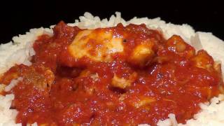 Pollo con tomate especiado y arroz basmati [upl. by Llennod]