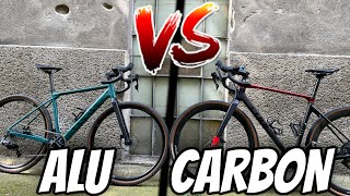 Was ist besser Gravelbike aus Aluminium oder Carbon Pro und Contra Rahmenmaterial [upl. by Bez]