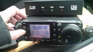 LDG IT100 Tuner Test [upl. by Ati]