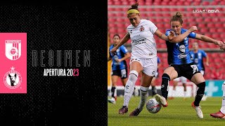 Resumen Querétaro vs Tijuana Jornada 4  Liga BBVA MX Femenil [upl. by Ellertal]