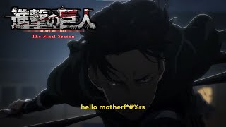 Levi vs Titan Mandíbula Galliard Porco Sub Español  Ataque de titanes 04X06 Shingeki No Kyojin [upl. by Keller]