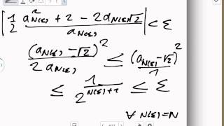 Konvergenz von Cauchy Folgen im Metrischen Raum mit rationaler Zahlenmenge Metrische Räume [upl. by Eden720]