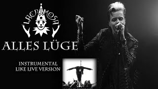 ►Lacrimosa  Alles Lüge  INSTRUMENTAL LIKE LIVE VERSION [upl. by Aicilat]