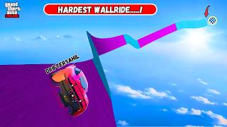 RULANE😭WALI XA21🚗WALLRIDE🧱😱PARKOUR  GTA 5 PARKOUR RACE [upl. by Sarah951]