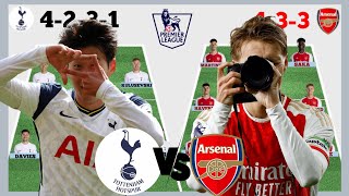 🚨 NORTH LONDON DERBY TOTTENHAM HOTSPURS VS ARSENAL HEAD TO HEAD POTENTIAL LINE UP🔥 EPL TITLE RACE🔥 [upl. by Karleen]