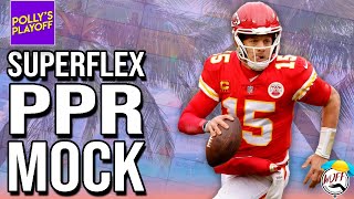 2024 Fantasy Football Mock Draft  PPR Superflex [upl. by Rondon]