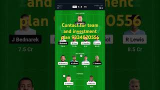 Mci vs sou dream 11 team [upl. by Ange934]