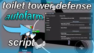 Toilet Tower Defense Script 💥  Auto Marco Auto Farm Infinite Gems  OP Roblox Pc Mobile Executor [upl. by Ennyroc]