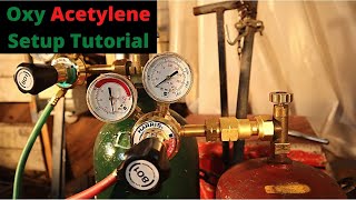 OxyAcetylene Regulator Setup Tutorial [upl. by Dranyer]