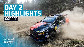 Junior WRC Day 2 Highlights  WRC EKO Acropolis Rally Greece 2024 [upl. by Siubhan]