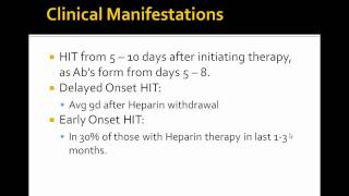 USMLE COMLEX Board Review of HeparinInducedThrombocytopenia [upl. by Naivaf278]