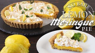 No Bake Lemon Meringue Pie Recipe  How Tasty Channel [upl. by Yetac809]