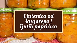 Ljutenica od šargarepe i ljutih papričica [upl. by Alecia]