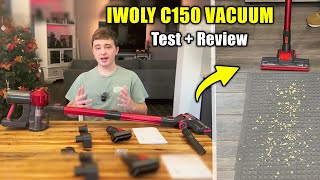 IWOLY C150 Cordless Vacuum Test amp Review [upl. by Staal247]