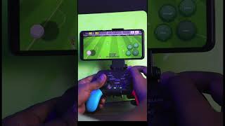 efootball mobile with gamepad controller efootball2024 pubgmobile efootball2024 [upl. by Nairret]