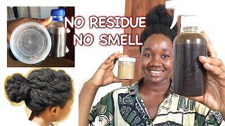 Using Chebe Powder with No Residue or Smell  CHEBE INFUSED WATER  AFRICAN HAIR GROWTH SECRET [upl. by Atteynot]