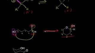 Formation of hemiacetals and hemiketals  Aldehydes and ketones  Organic chemistry  Khan Academy [upl. by Nahaj995]