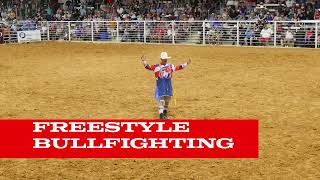 PBR Bulls and Freestyle Bullfighting Giddings TX [upl. by Pulchia]