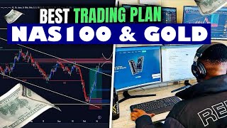 How To Trade NASDAQ amp GOLD  Best Forex Strategy [upl. by Sioled101]