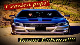 2018 Dodge Charger SXT  3 inch straight pipe exhaust Best Sound 🔥🔥 [upl. by Oates]